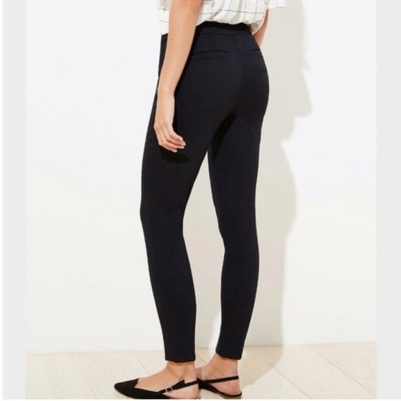 LOFT Black Marisa Sailor Trouser Dress Pants Size 8 - Picture 2 of 12